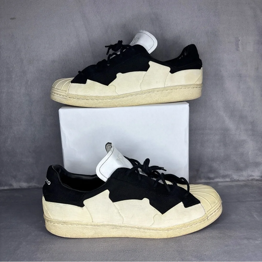 Adidas Y-3 Super Takusan Black White Designer Sneakers Mens Size 11.5